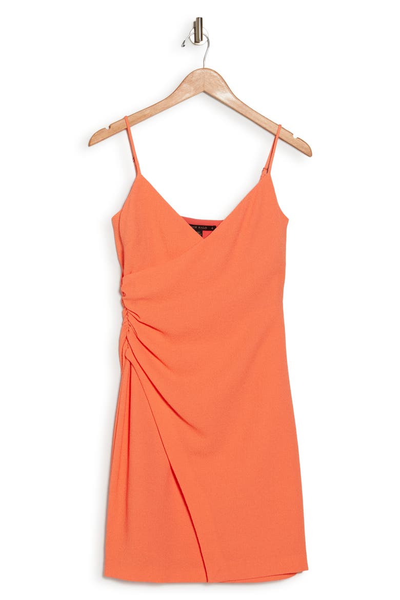 Esthero Crepe Body-Con Dress, Alternate, color, CORAL GLOW