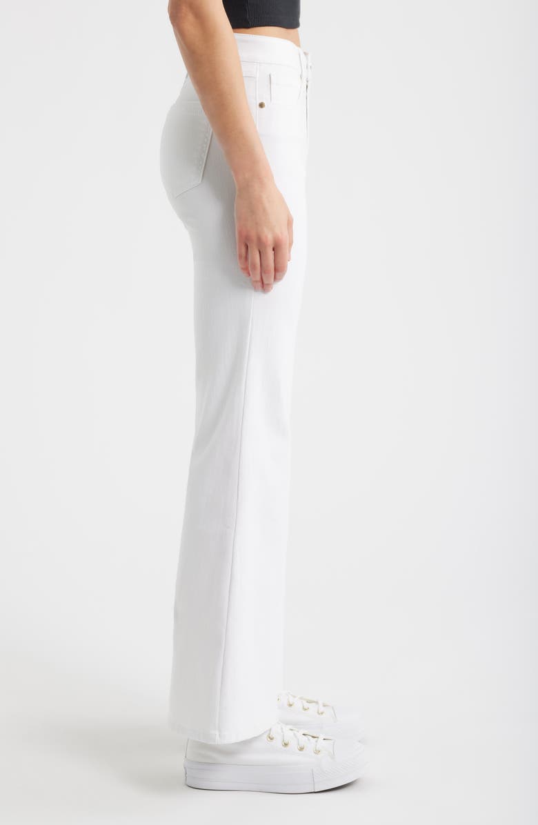 1822 Denim Belle High Waist Flare Jeans, Alternate, color, White