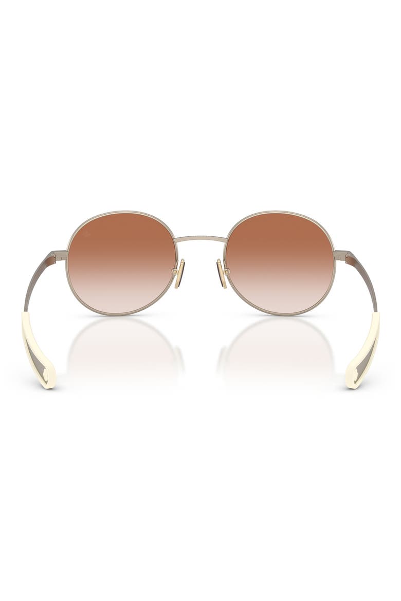 Centro 50mm Gradient Oval Sunglasses, Alternate, color, MATTE BRONZE / GRADIENT PINK