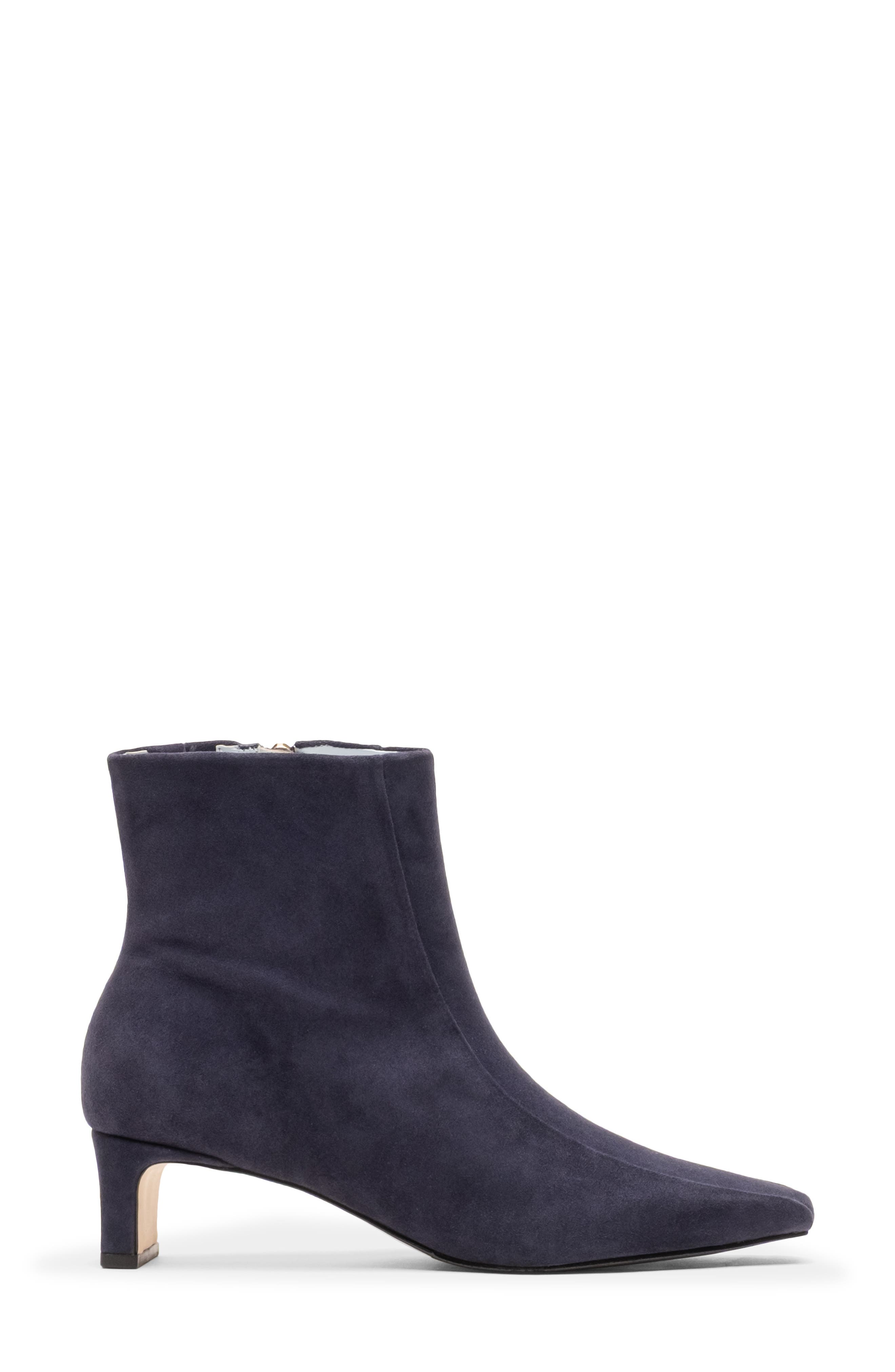 Marianne Suede Bootie, Alternate, color, NAVY