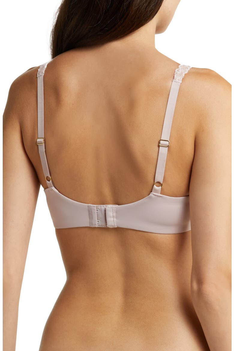Pure Luxe Underwire T-Shirt Bra, Alternate, color, ROSE/ PEARL