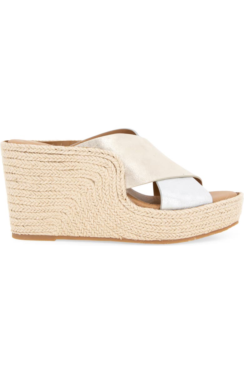 Gentle Souls Porto Espadrille Platform Wedge Slide Sandal, Alternate, color,