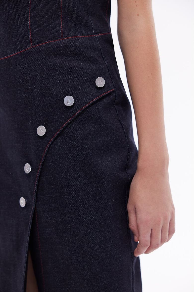 Davidson Cross Neck Maxi Dress, Alternate, color, Deep Blue