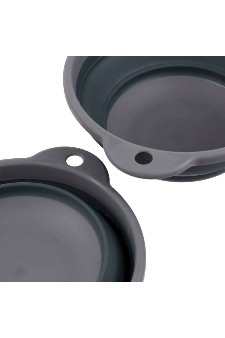 Folding Bowl, Alternate, color, Ebony Grey