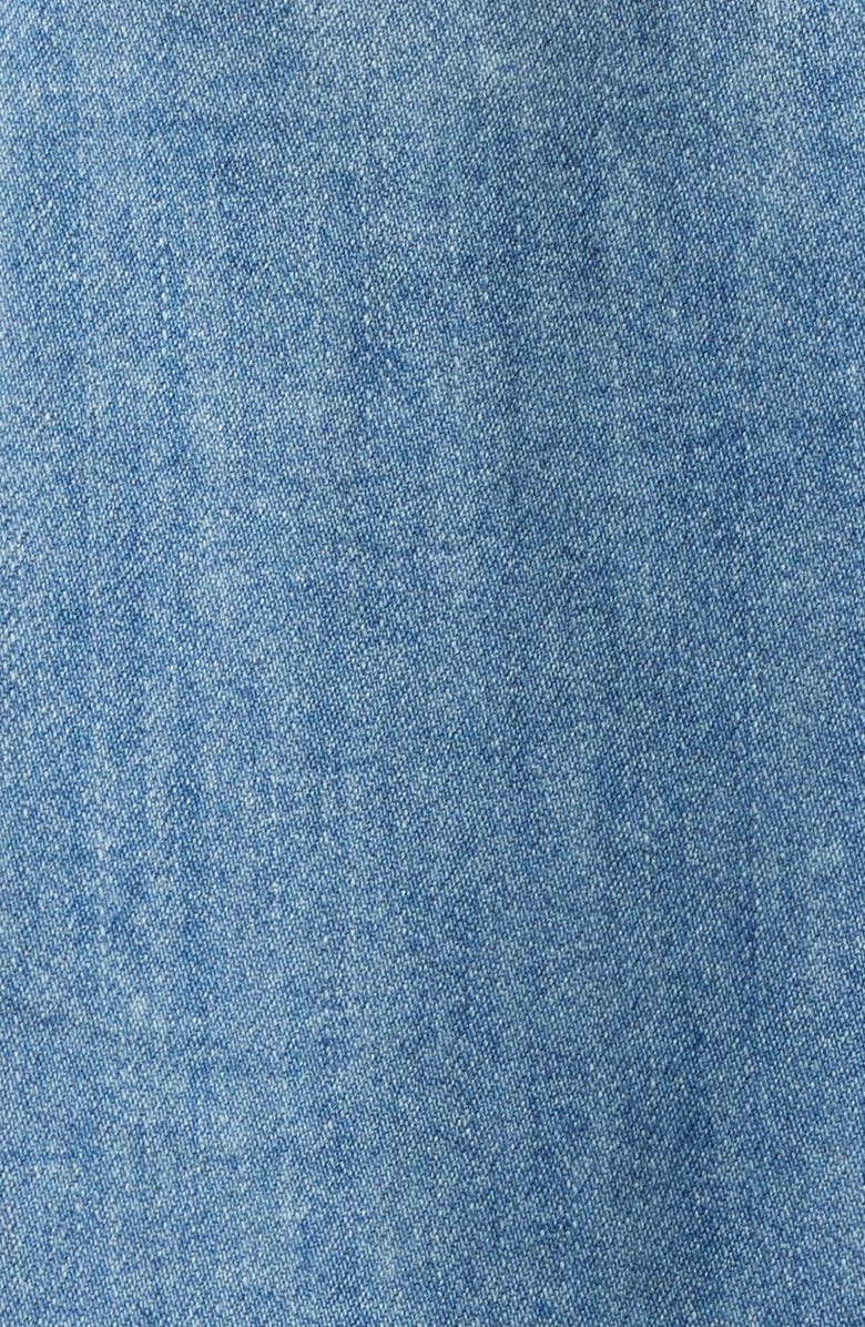 HIDDEN JEANS Collarless Denim Trucker Jacket, Alternate, color, Medium Wash