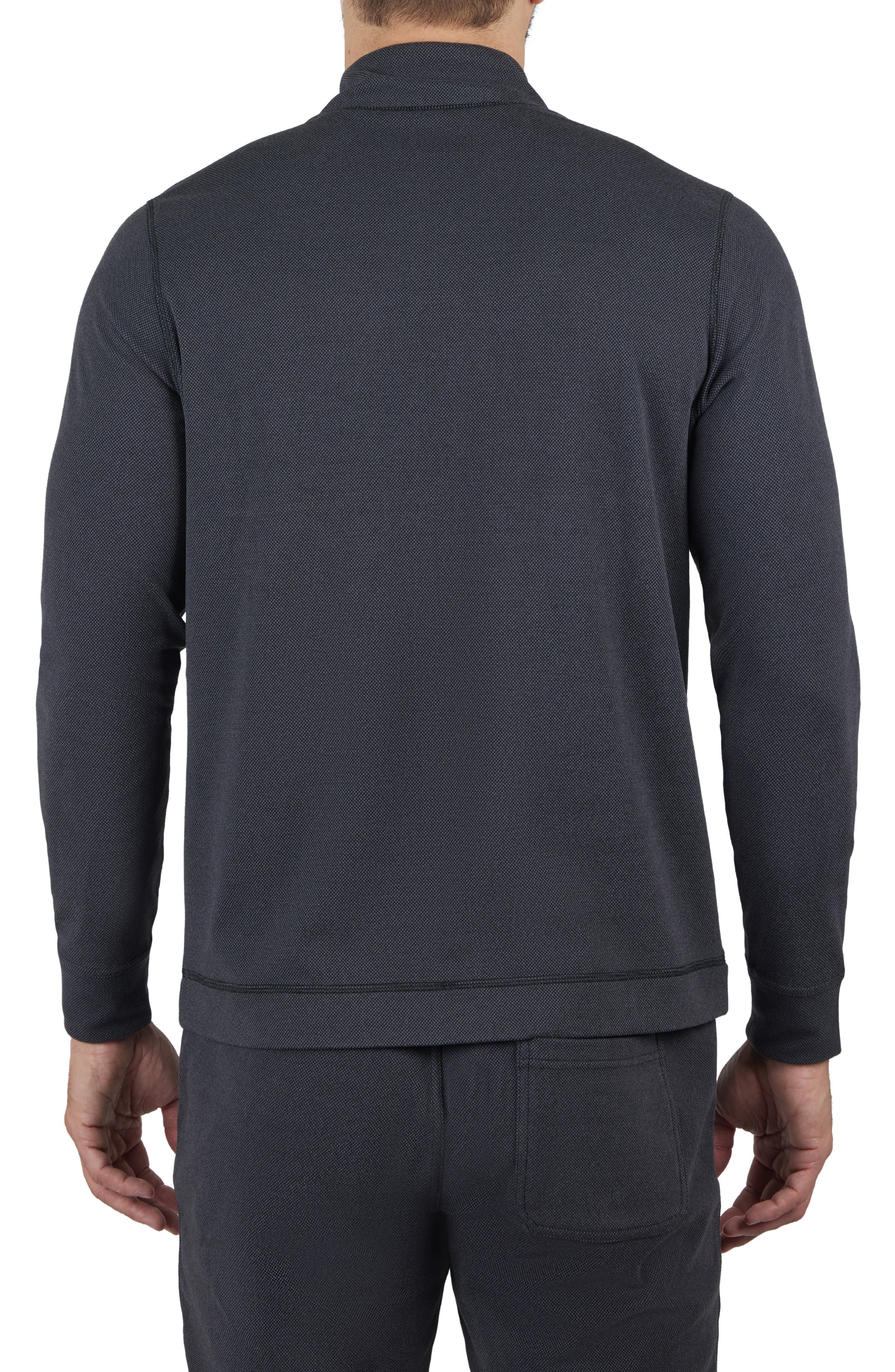 Silicon Tek Scuba Knit Half Zip Pullover - image 2
