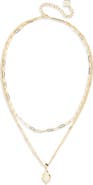 Kendra Scott Adriana Scallop Multistrand Necklace