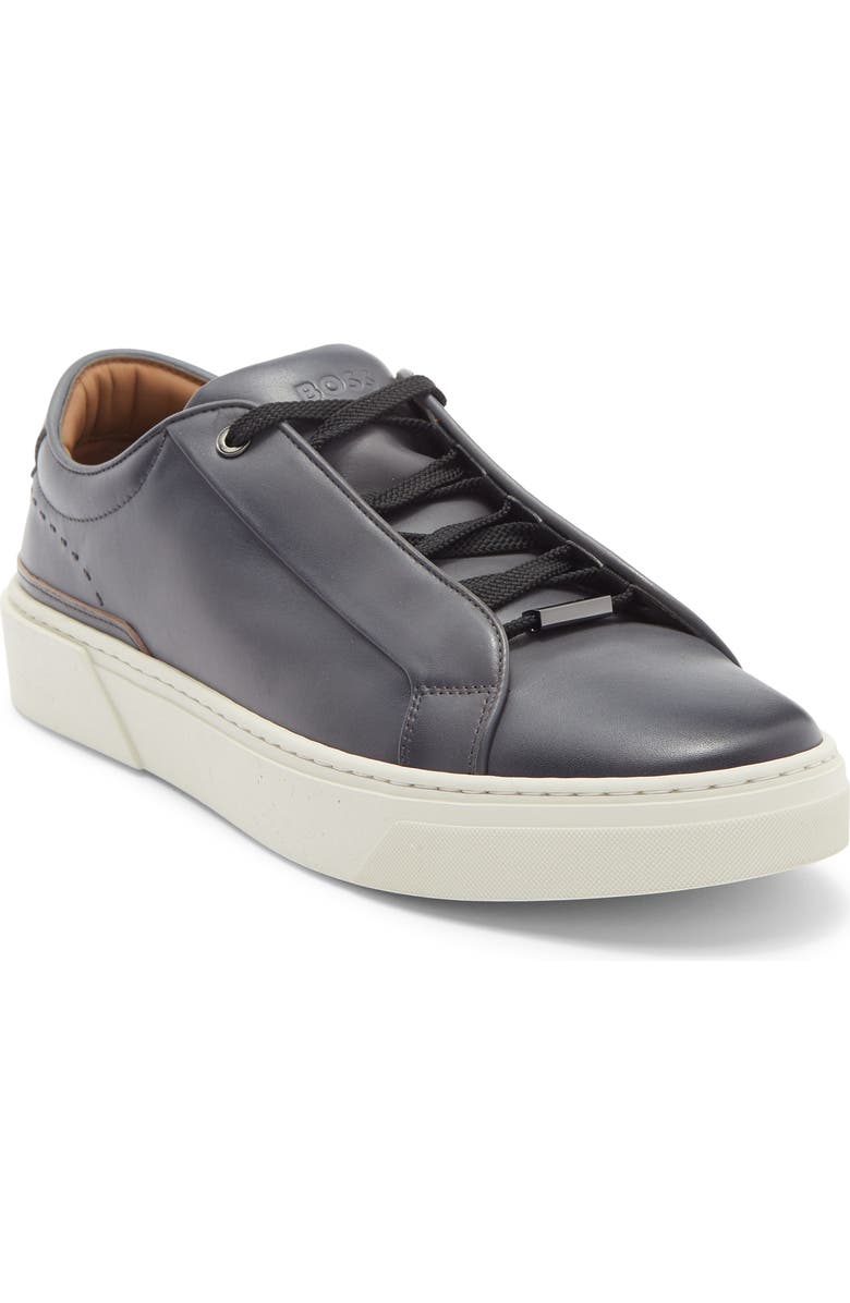 BOSS Gary Tenn Sneaker, Main, color, Dark Grey