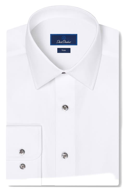 Trim Fit Cotton Dress Shirt
