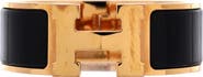 Pre-Owned Hermes Clic H Bracelet Enamel Wide