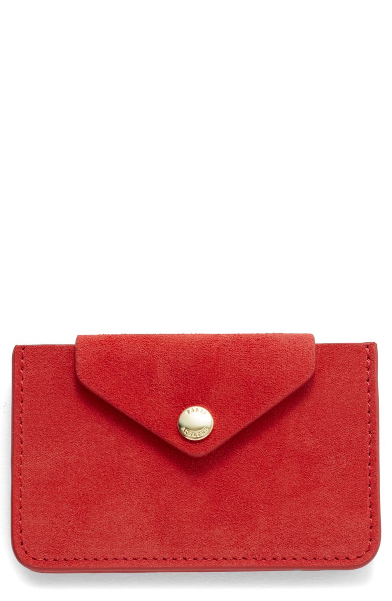 & Other Stories Leather Envelope Card Holder, Main, color, 