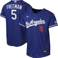 Nike Youth Nike Freddie Freeman Royal Los Angeles Dodgers Alternate Stadium Jersey