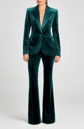 NADINE MERABI Beatrice Velvet Blazer