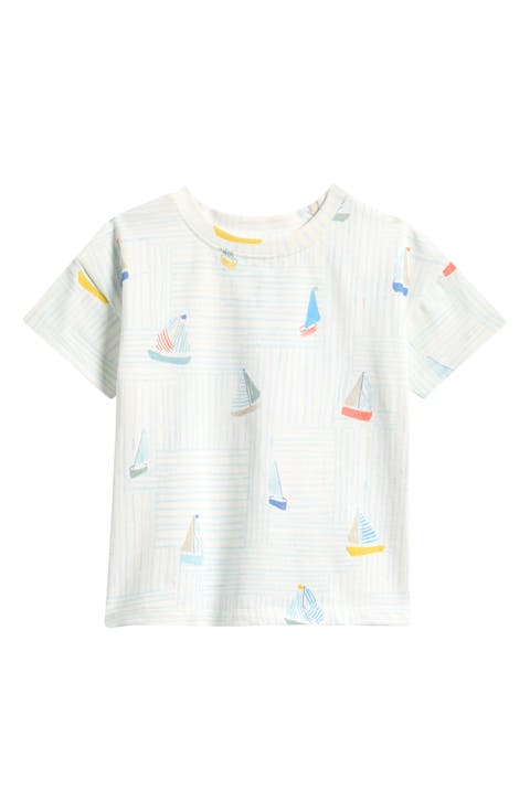 Kids' Drop Shoulder Organic Cotton T-Shirt (Baby & Toddler)