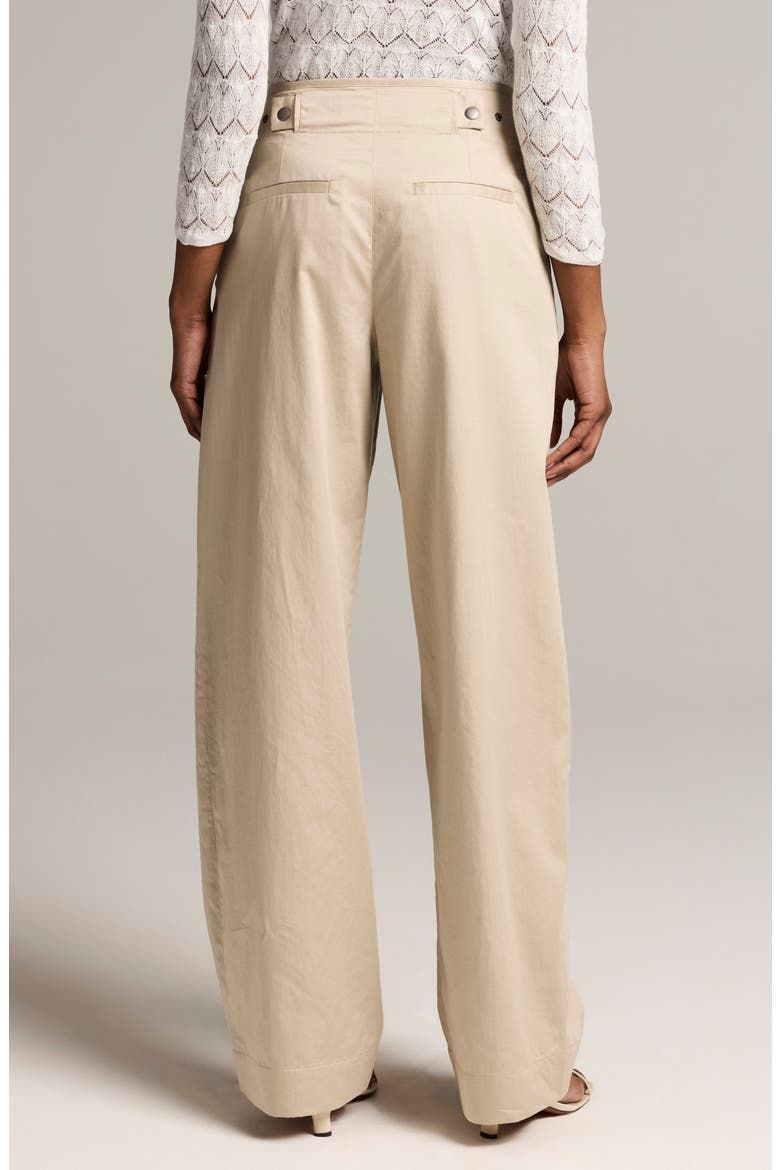 Clean Waist Cotton Pants, Alternate, color, DRIFTWOOD
