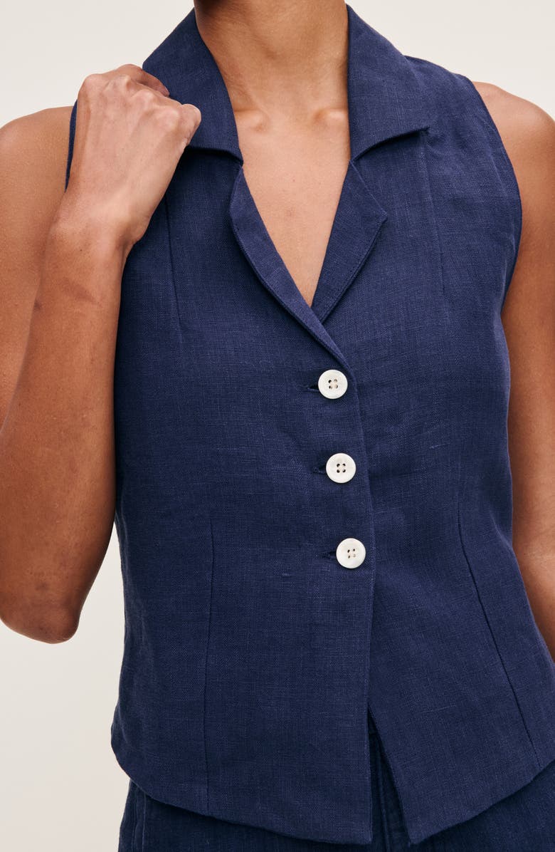 DL1961 Neeve Linen Vest, Alternate, color, 
