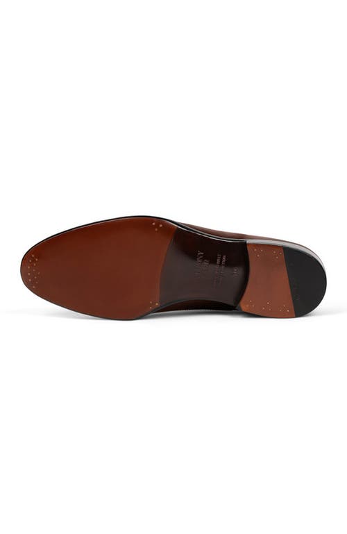 Anthony Veer Regent Cap-toe Oxford In Vintage Amber Tan