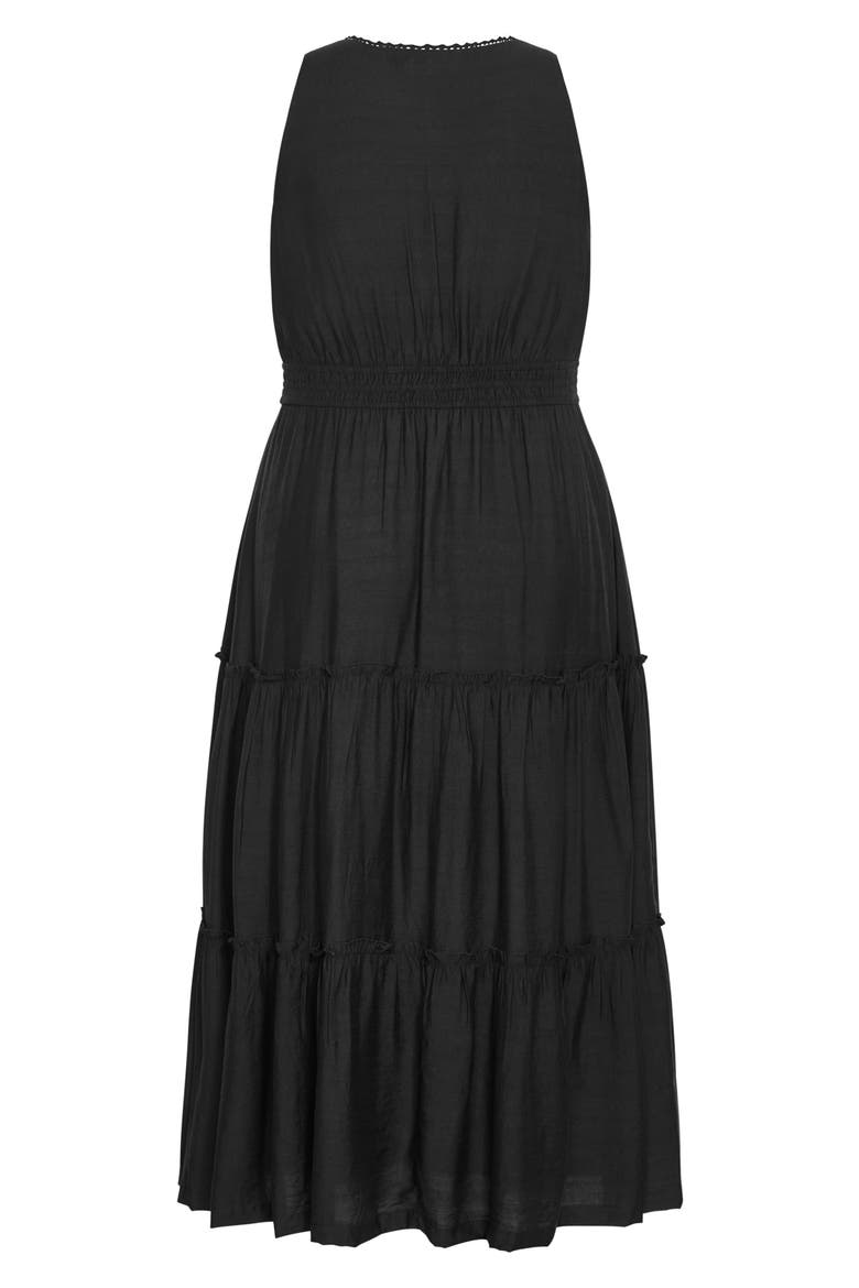 Azaria Sleeveless Maxi Dress, Alternate, color, BLACK