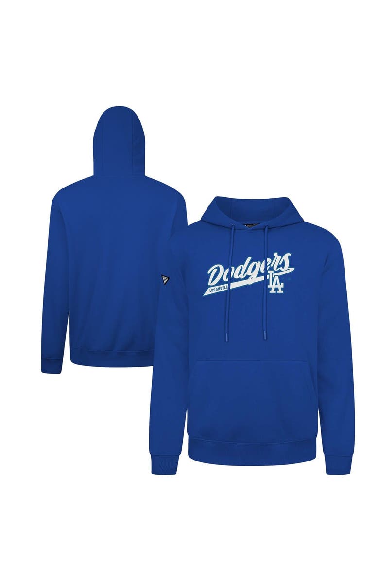 LEVELWEAR Men's Levelwear  Royal Los Angeles Dodgers Podium Fleece Pullover Hoodie, Main, color, Royal