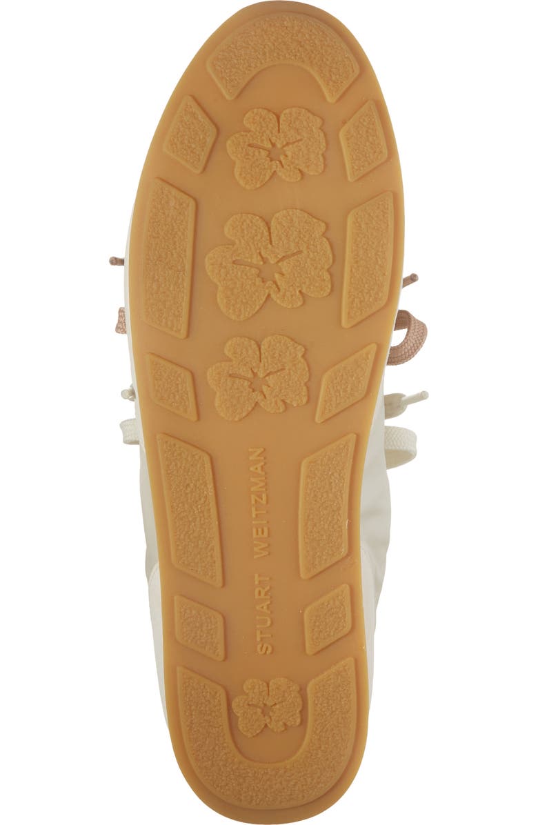 Stuart Weitzman Bondruchesnk Sneaker, Alternate, color, Linen/ Cream/ Blushful