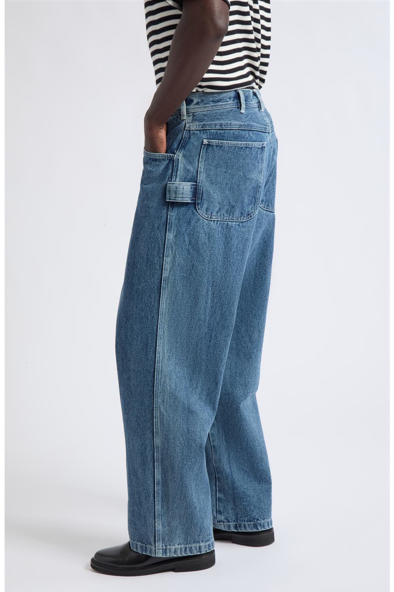 Washed Denim Knolly Brook Carpenter Trousers, Alternate, color, BLUE