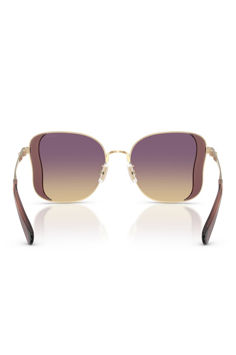 50mm Gradient Square Sunglasses, Alternate, color, IRIS / GOLD / IRIS YELLOW
