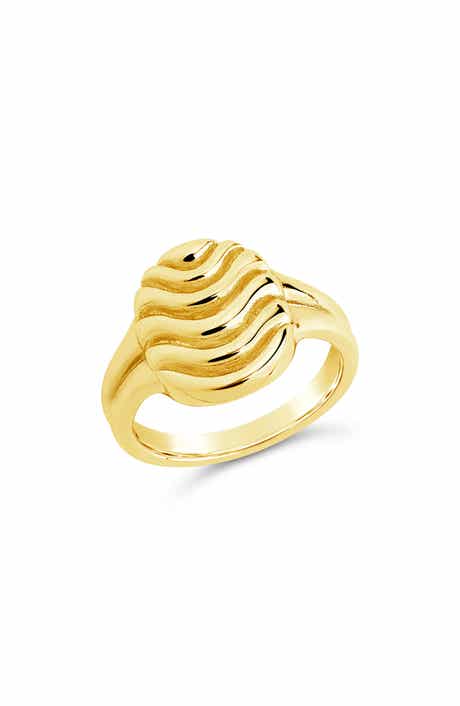 Sterling Forever Livia Textured Ring