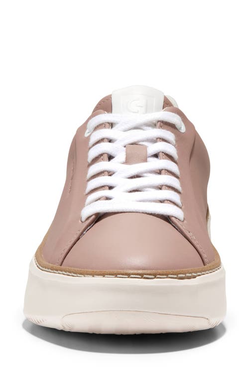 Shop Cole Haan Grandpro Topspin Sneaker In Fawn/white/crystal Gray