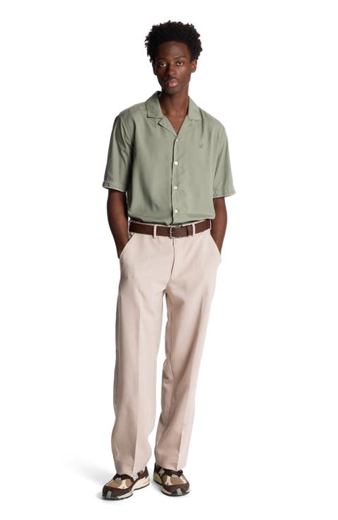 Contrast Cuff Shirt