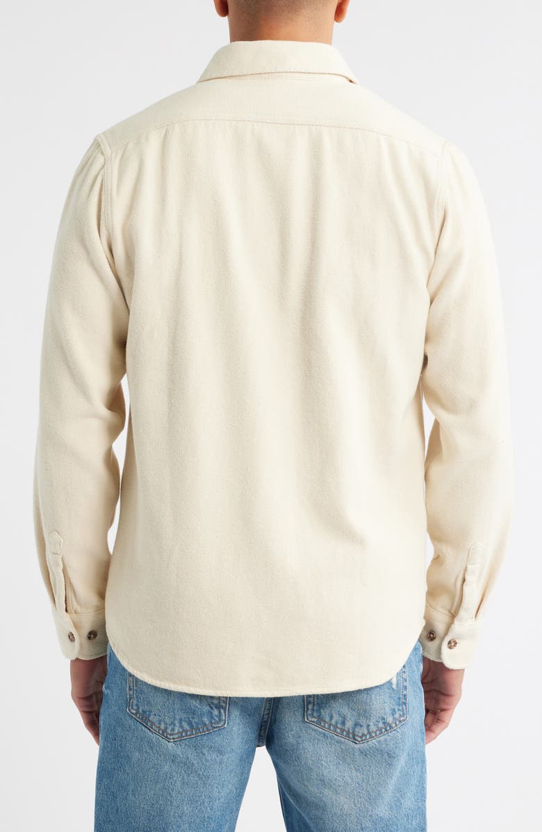 Schott NYC Flannel Work Shirt, Alternate, color, Oatmeal