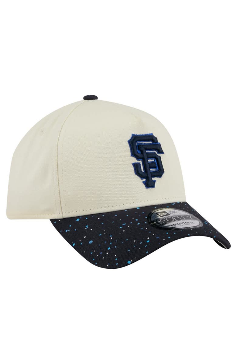 New Era Men's New Era Cream San Francisco Giants Speckle A-Frame 9FORTY Adjustable Hat, Alternate, color, Cream