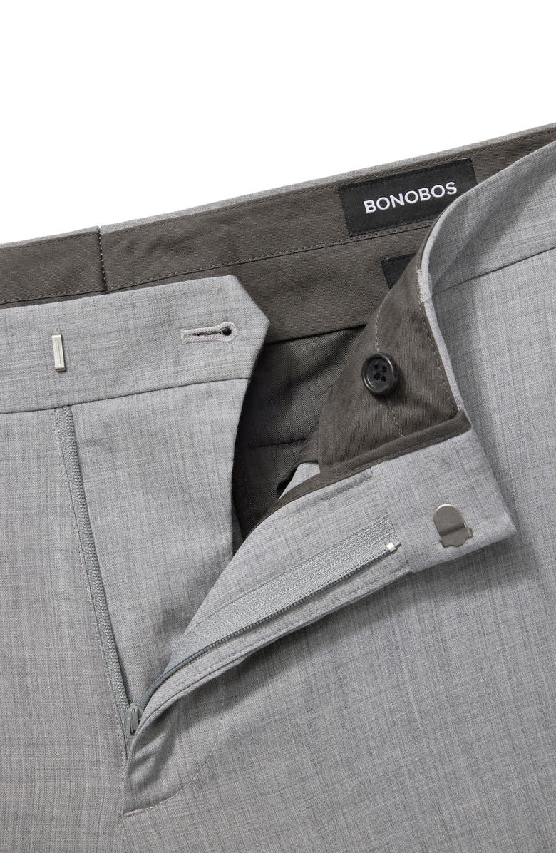 Bonobos Jetsetter Stretch Wool Dress Pants, Alternate, color, Light Grey
