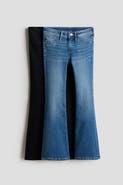 H&M 2-pack Flared Leg Low Jeans
