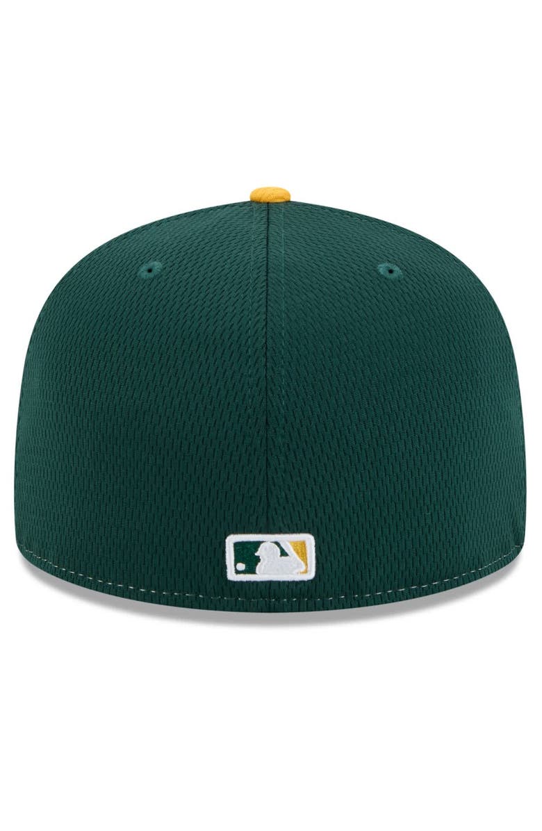 New Era Men's New Era Green/Gold Athletics 2025 MLB Clubhouse 59FIFTY Fitted Hat, Alternate, color,
