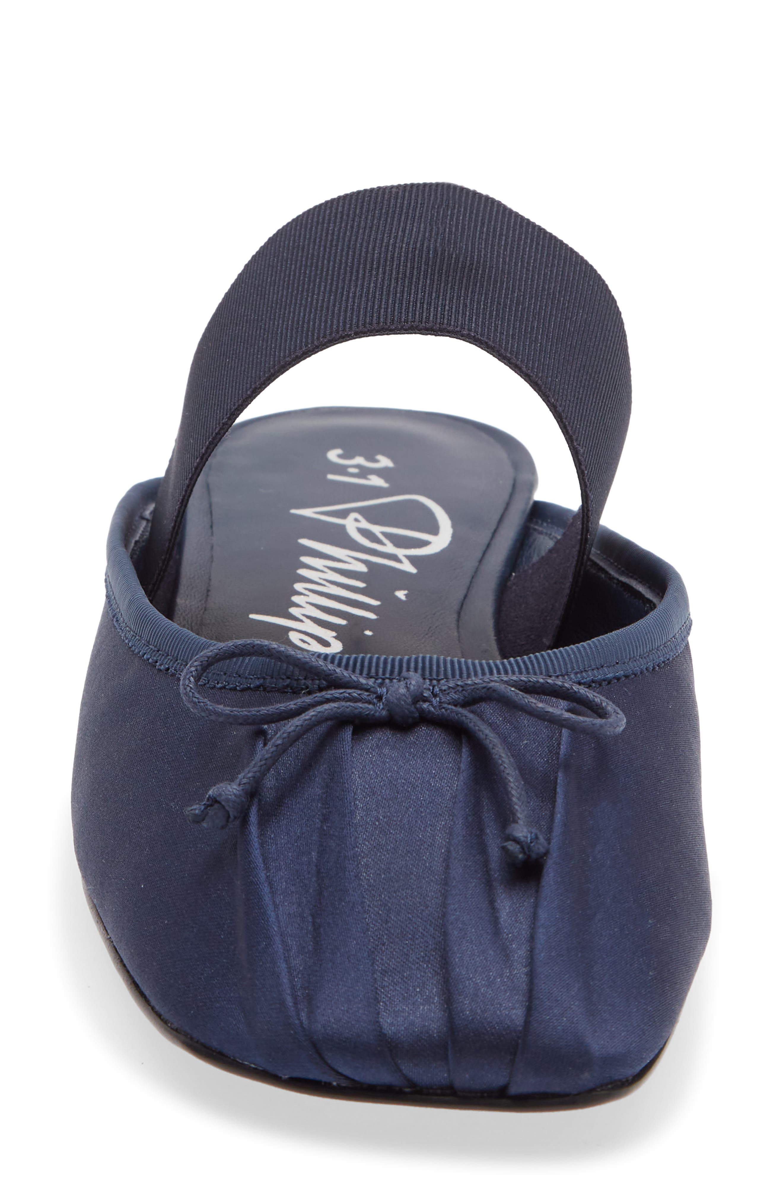 Ballerina Mule, Alternate, color, MIDNIGHT