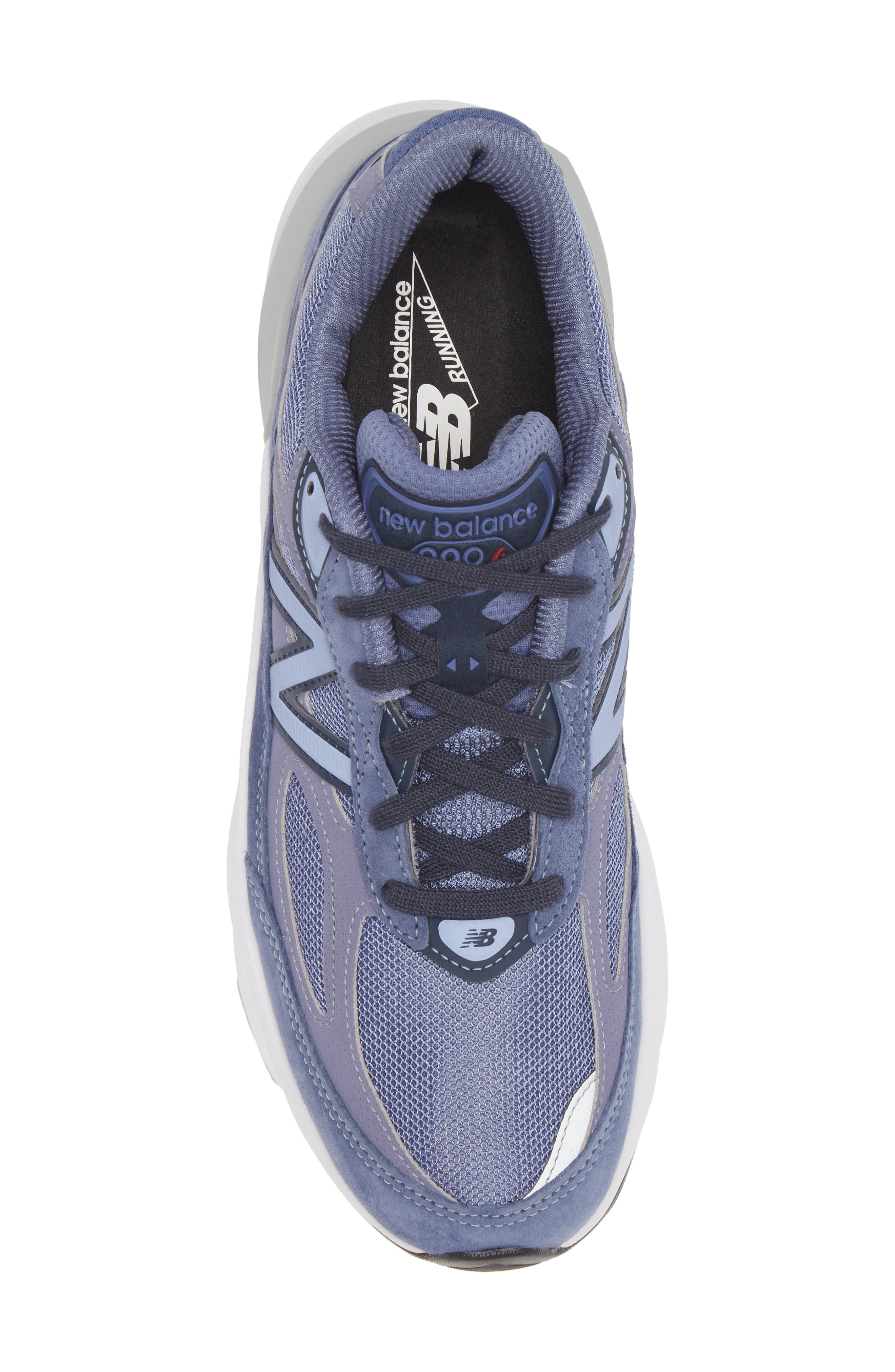 New Balance Gender Inclusive Made in USA 990v6 Sneaker, Alternate, color, Purple/ Navy