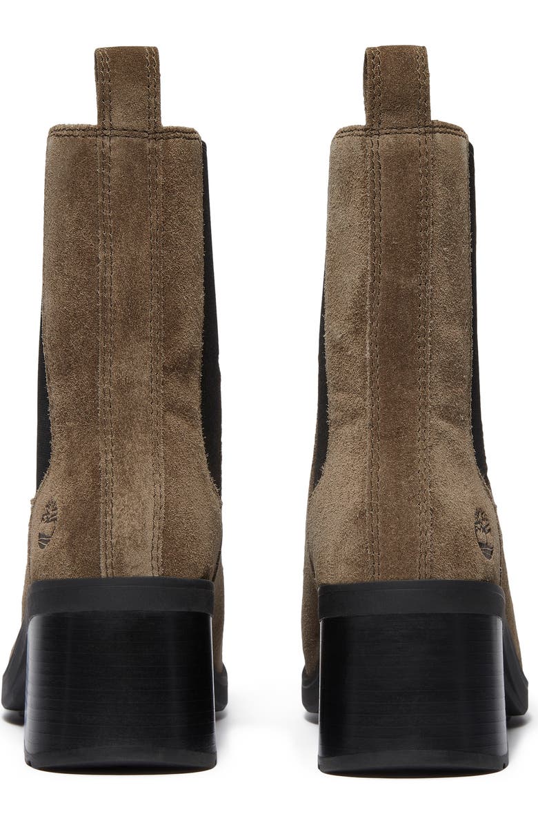 Timberland Bellevaux Chelsea Boot, Alternate, color, Dk Brown Suede W Black