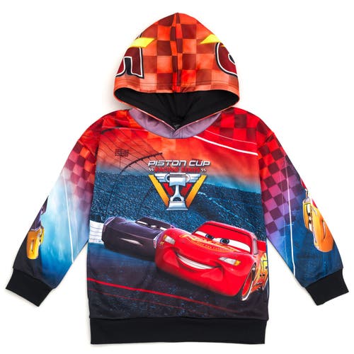 Disney Lightning Mcqueen Cars Sublimated Pullover Hoodie In Multi
