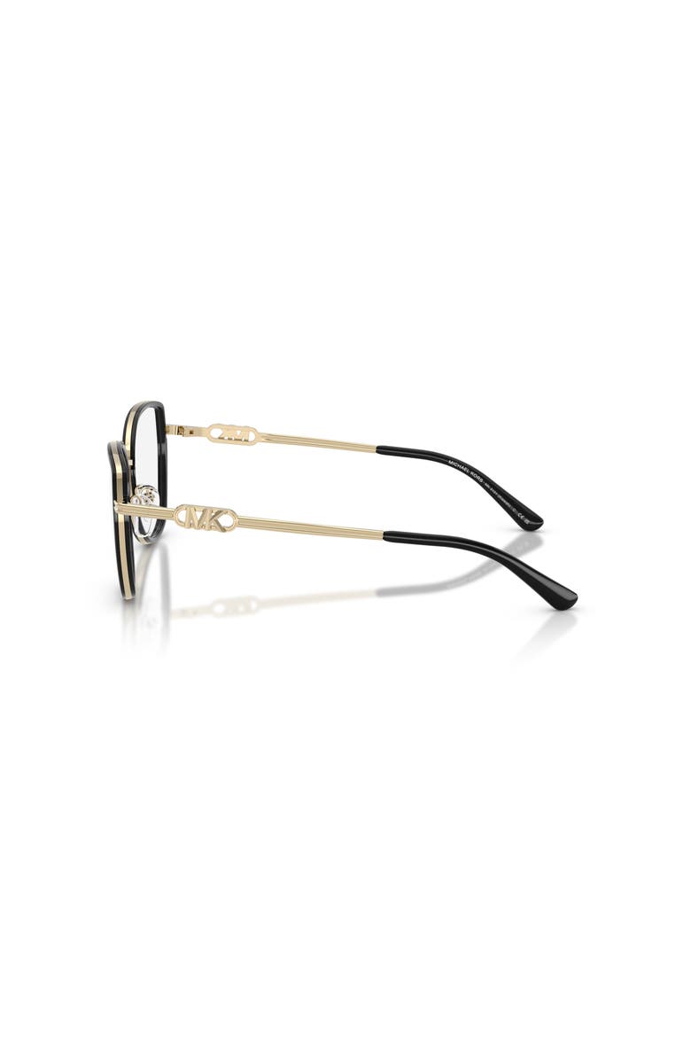 53mm Round optical glasses, Alternate, color, Black