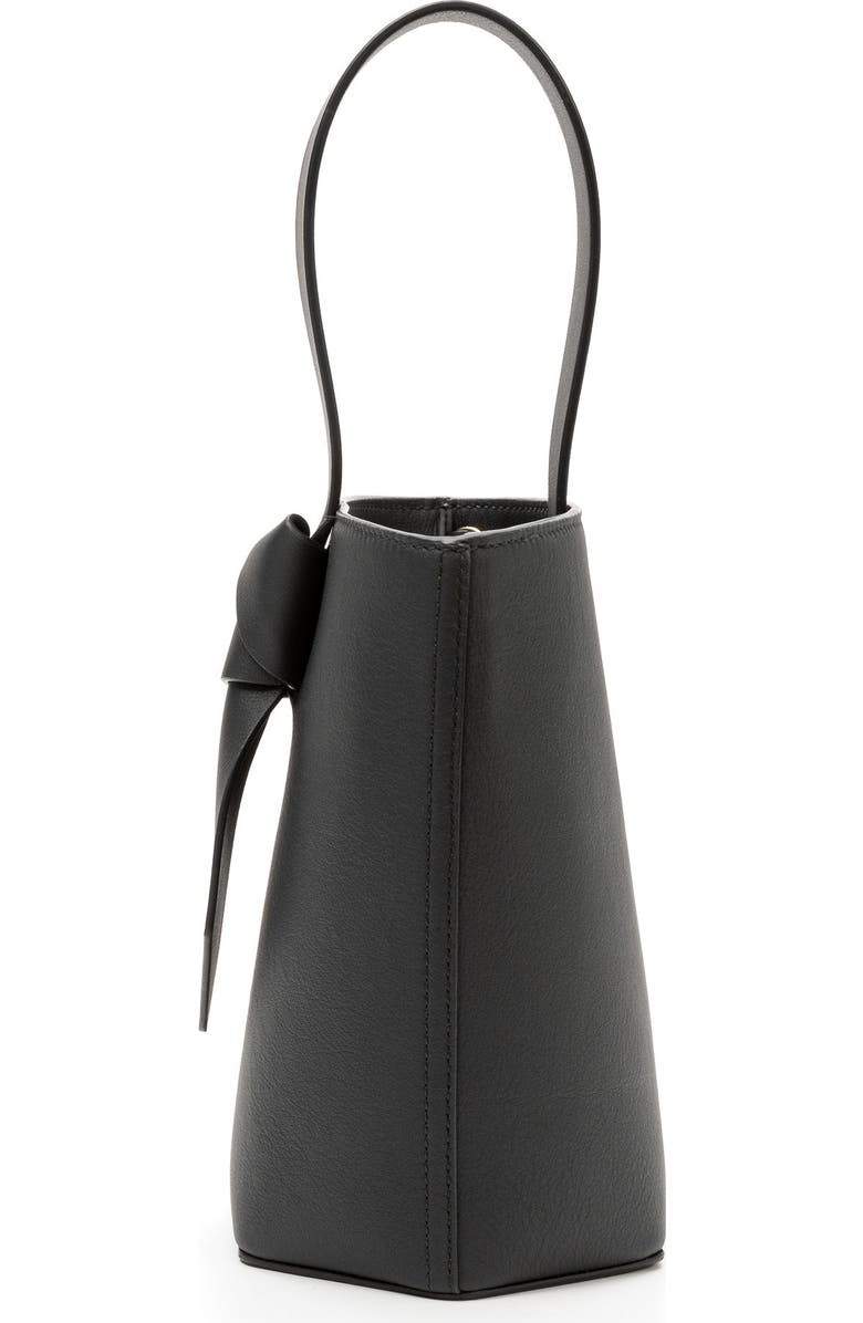 LA PORTEGNA Julieta Shoulder Bag Minimalist Lines And Timeless Design, Alternate, color, Black