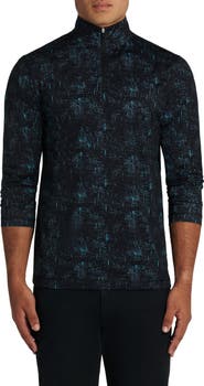 Bugatchi OoohCotton® Tech Quarter Zip Pullover