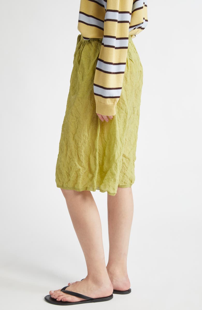 ZANKOV Lou Origami Crinkled Metallic Bermuda Shorts, Alternate, color, 