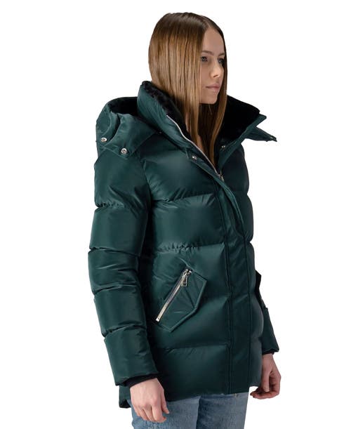 Woodpecker Bumnester 3/4 Length Quilted Coat In Gray