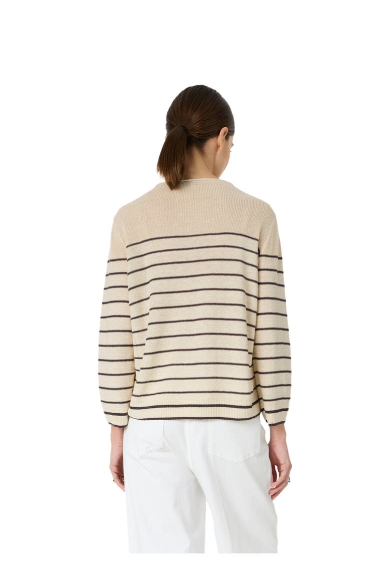 Levia Long Sleeve Boat Neck Jumper, Alternate, color, Brown
