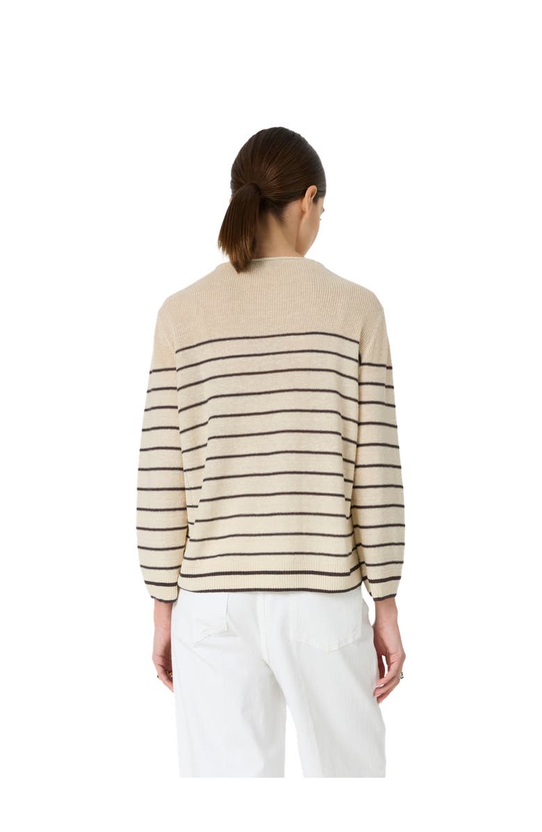 GERARD DAREL Levia Long Sleeve Boat Neck Jumper, Alternate, color, Brown