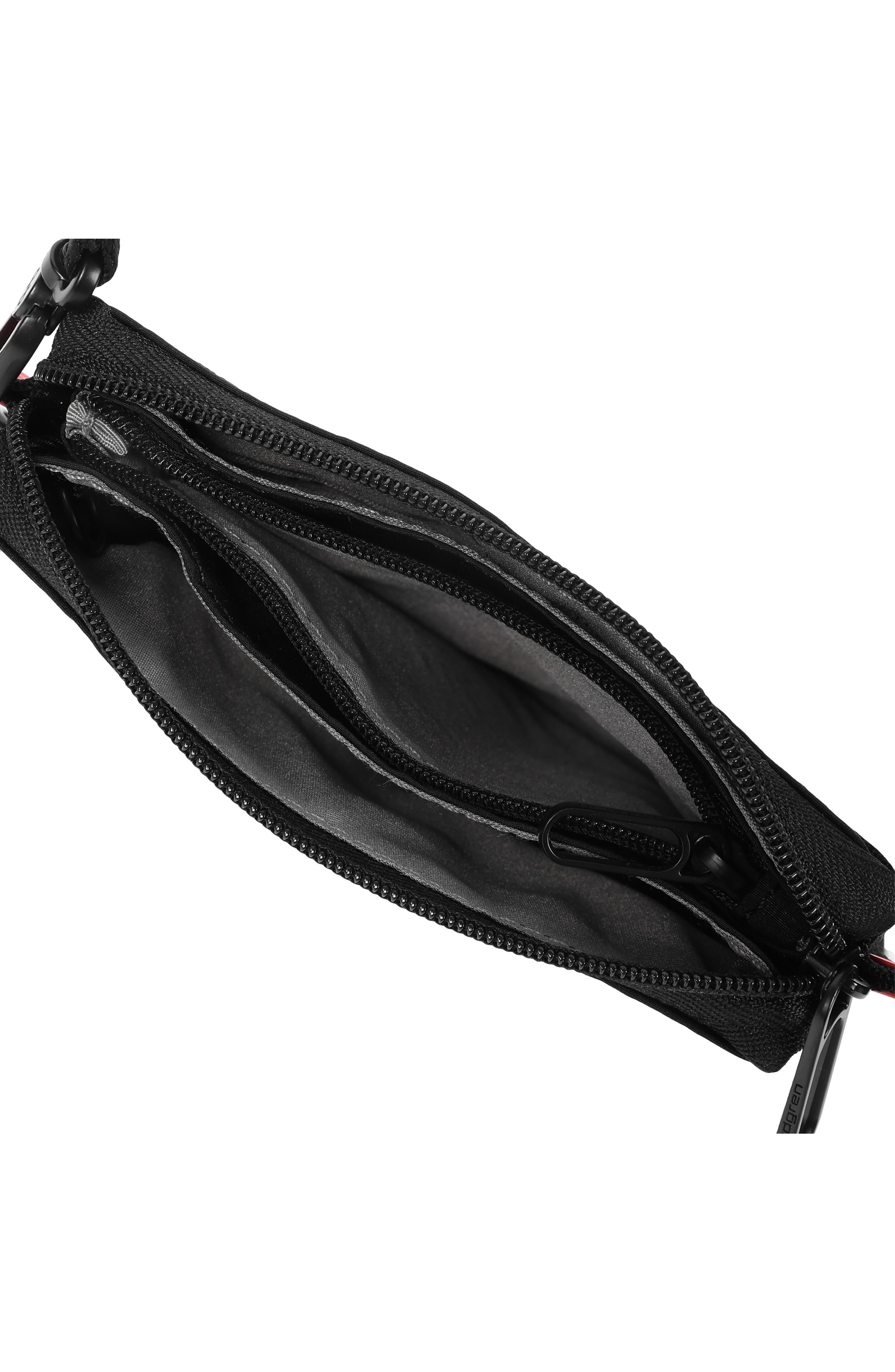 OTU Vertical RFID Crossbody Bag, Alternate, color, BLACK/ BLACK