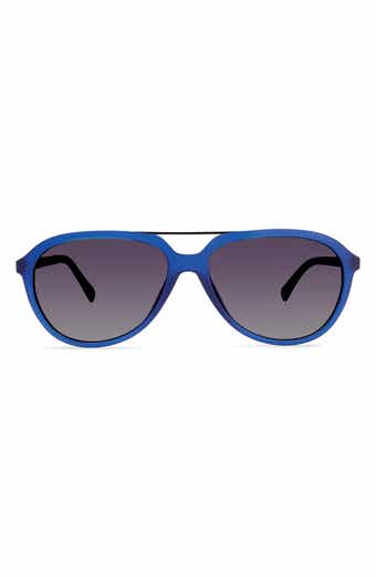 Eco Tiber 56mm Polarized Shield Sunglasses