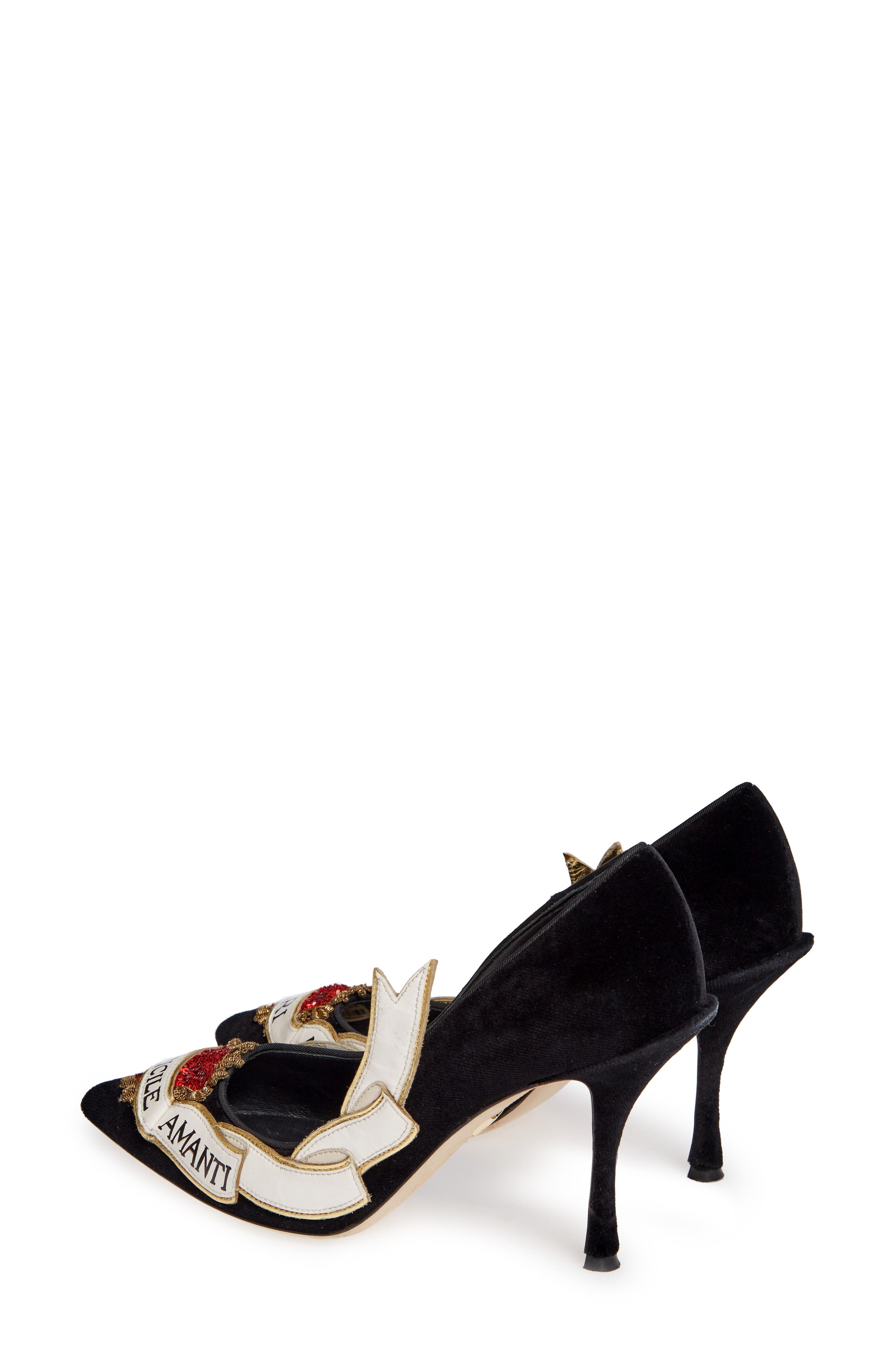 Dolce&Gabbana Amanti Sacred Heart Pump, Alternate, color, 