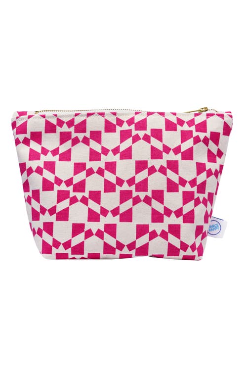 Dance Happy Hadley Cosmetic Bag In Rose