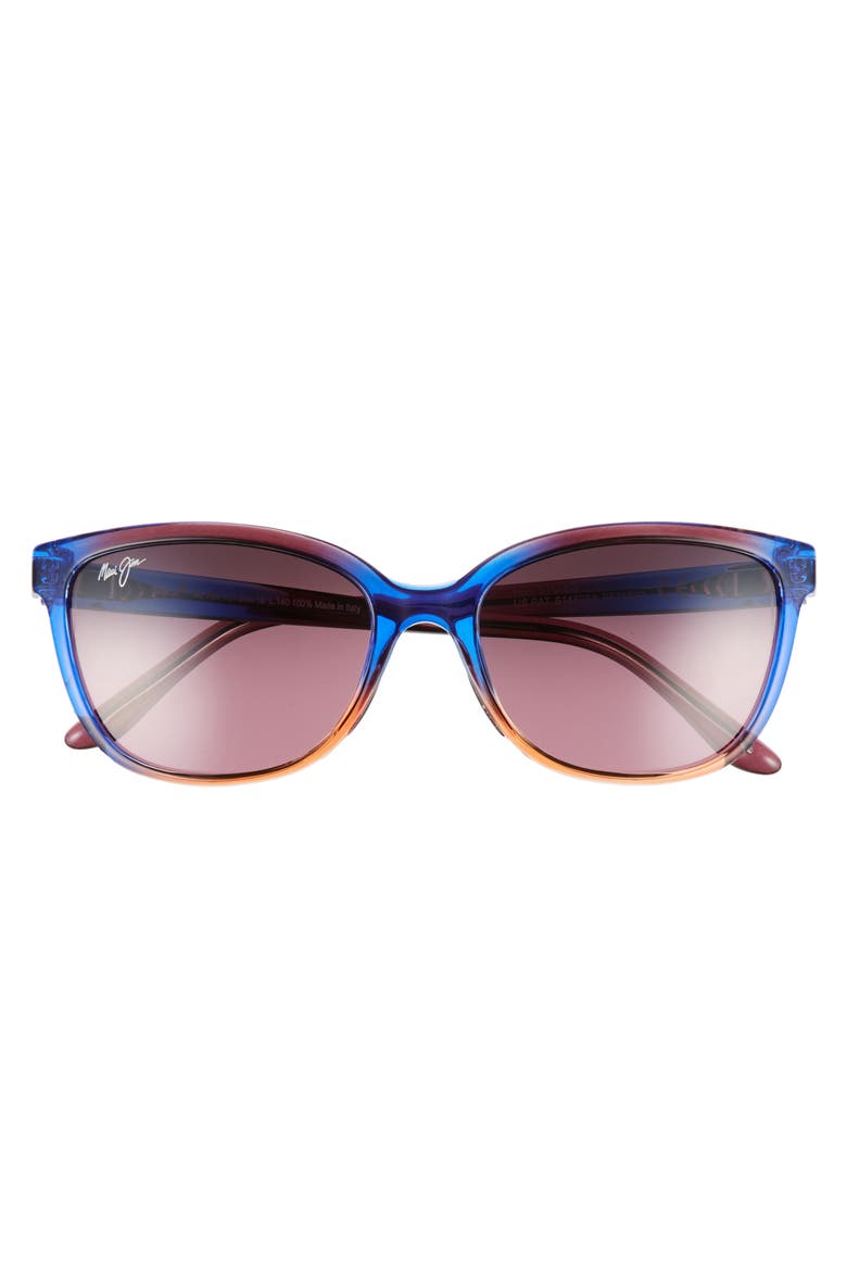 Honi 54mm PolarizedPlus2® Cat Eye Sunglasses, Alternate, color, SUNSET/ MAUI ROSE